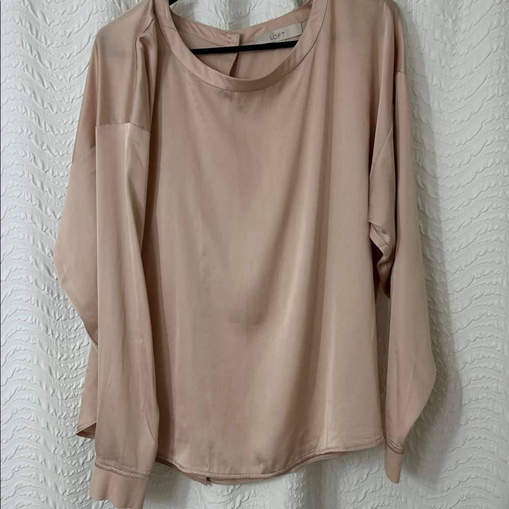 LOFT Women's Soft Blush Blouse